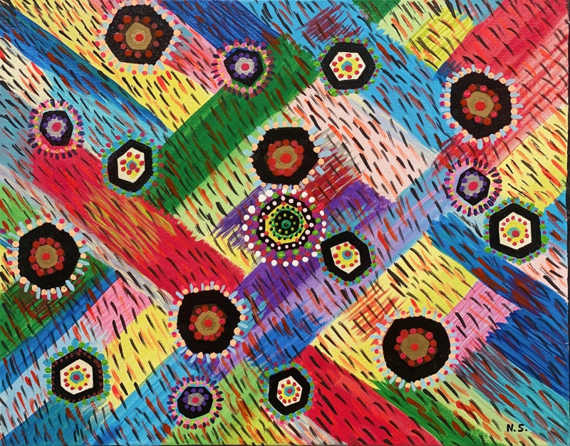 X-Mas Colors by artist Nicholas Shepherd